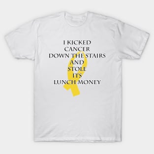 Cancer Bully (Gold Ribbon) T-Shirt